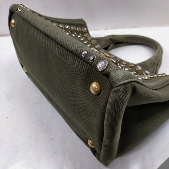 ❌SOLD❌ Prada Small Bijoux Canapa Tote Bag - Picture 4 of 7